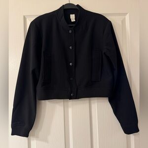 Joie Classic Cropped Bomber Jacket